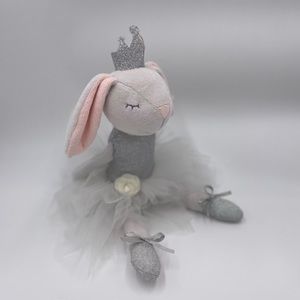 Handmade Princess Bunny Ballerina Plush Doll